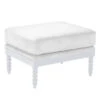 Spindle Ottoman - High Gloss White 2 Spindle Ottoman - High Gloss White -CozyNest Store 010192395 07645.1690283493.386.513