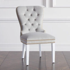 Charlotte Dining Chair - High Gloss White -CozyNest Store 010355977 47217.1690269633.386.513