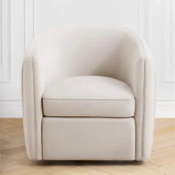 Aria Pleated Swivel Chair
