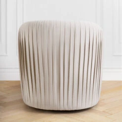 Aria Pleated Swivel Chair -CozyNest Store 010447891 3 59335.1690275890.386.513