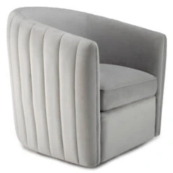 Aria Channeled Swivel Chair -CozyNest Store 010658485 67626.1690275887.386.513