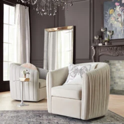 Aria Channeled Swivel Chair -CozyNest Store 010658485 rv2 39157.1690275889.386.513