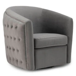 Aria Tufted Swivel Chair -CozyNest Store 010859551 86771.1690276439.386.513