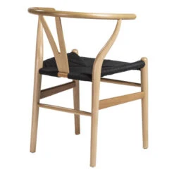 Tia Dining Chair Natural/Black - Set Of 2 -CozyNest Store 013147587 4 71547.1690285895.386.513