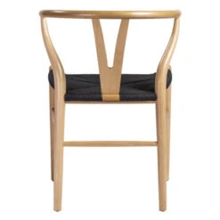 Tia Dining Chair Natural/Black - Set Of 2 -CozyNest Store 013147587 5 59357.1690285895.386.513