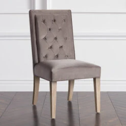Maxwell Dining Chair - Wash Oak -CozyNest Store 013399485 60980.1690283627.386.513