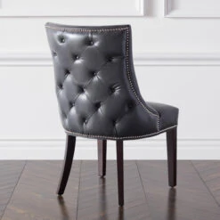 Versailles Leather Dining Chair - Espresso 10 Versailles Leather Dining Chair - Espresso -CozyNest Store 013598441 4 24394.1690272144.386.513