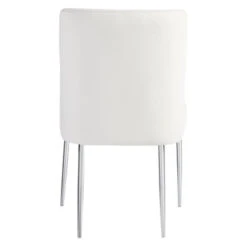 Elinor Dining Chair - Bright Nickel -CozyNest Store 013809877 3 70534.1690279245.386.513