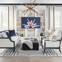 Spindle Chair - High Gloss Black -CozyNest Store 810219859 3 34646.1690278035.386.513