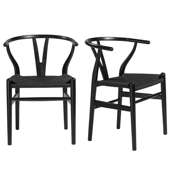 Tia Dining Chair Black/Black - Set Of 2 3 Tia Dining Chair Black/Black - Set Of 2