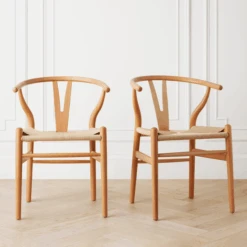 Tia Dining Chair Natural/Natural - Set Of 2