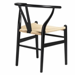 Tia Dining Chair Black/Natural - Set Of 2 -CozyNest Store webimage 013191573 ALT2 jpg