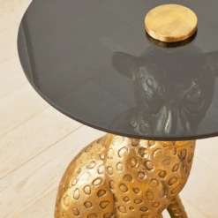 Cheetah Accent Table -CozyNest Store webimage 160282002 DTL