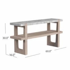 Lido Console Table -CozyNest Store webimage 600835414 DIM