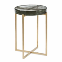 Livorna Round Accent Table - 19"H