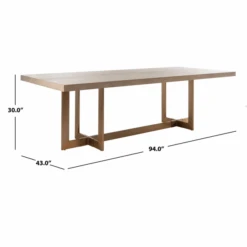 Romy Dining Table -CozyNest Store webimage 601038388 6