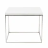 Cory Side Table - White/Silver -CozyNest Store webimage 602495820