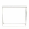 Cory Console Table - White/Silver -CozyNest Store webimage 602994963