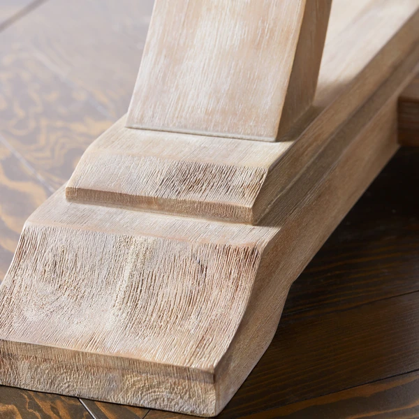 Archer Wash Oak Extending Dining Table 5 Archer Wash Oak Extending Dining Table - Image 3