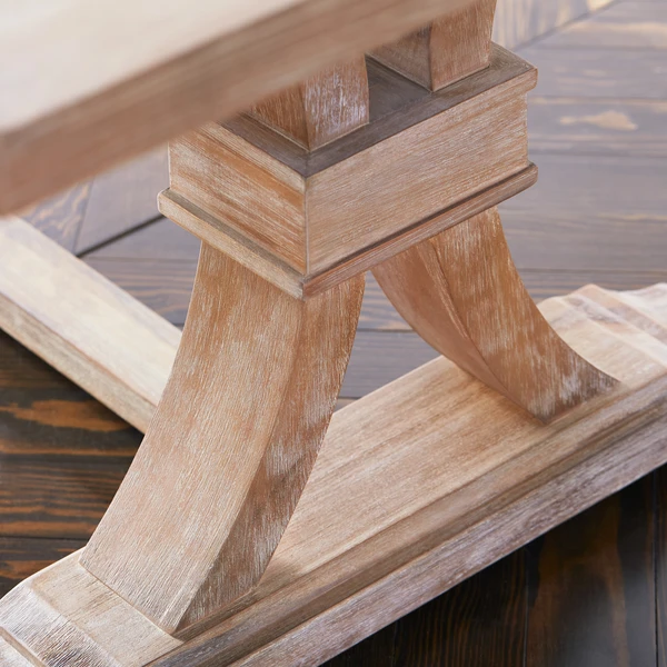 Archer Wash Oak Extending Dining Table 7 Archer Wash Oak Extending Dining Table - Image 5