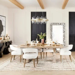 Archer Natural Grey Extending Dining Table -CozyNest Store webimage zgal 999275919 RS 01 2 crop